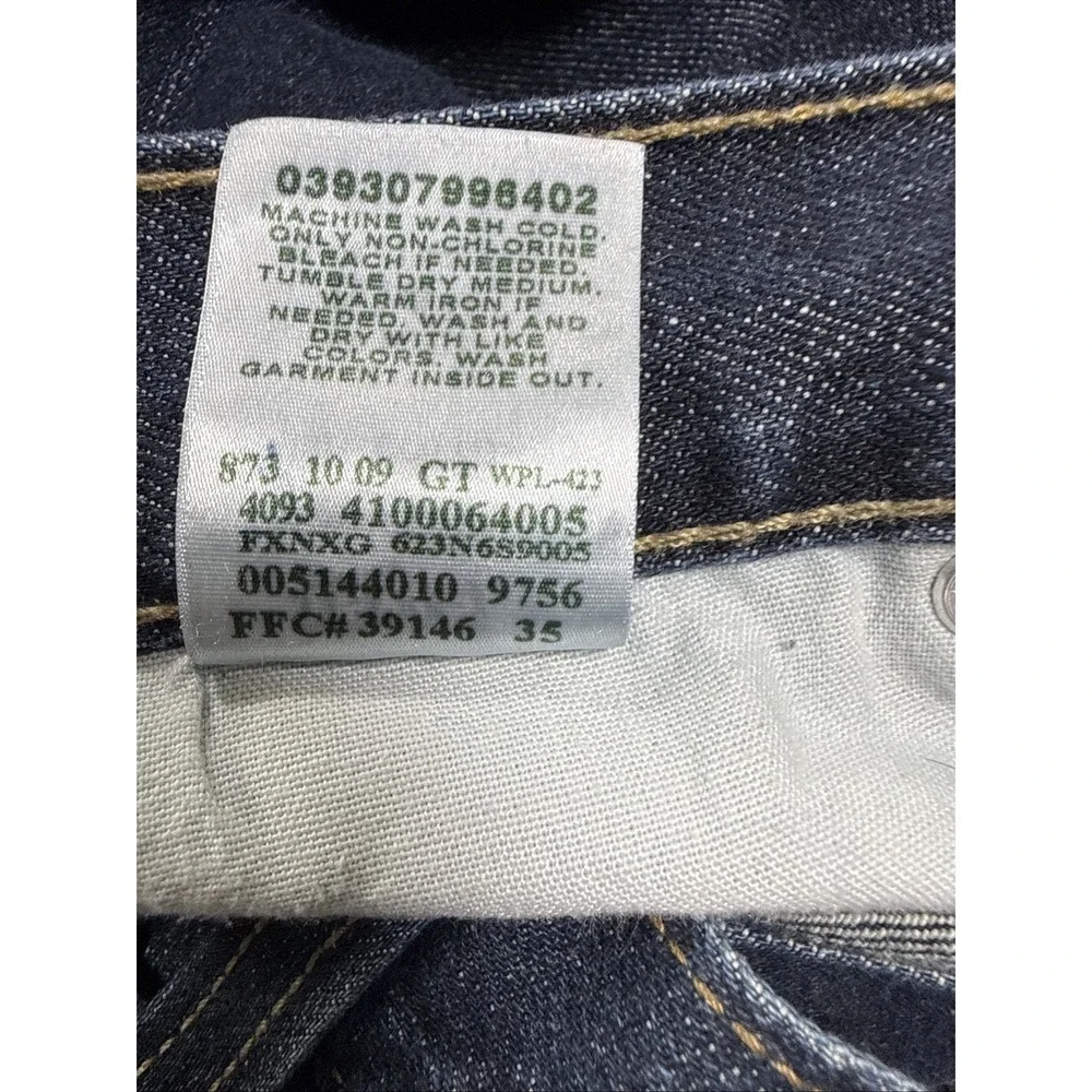 Levi's 514 Jeans Men's 40X30 Slim Straight Blue Denim Dark Wash 100% Cotton